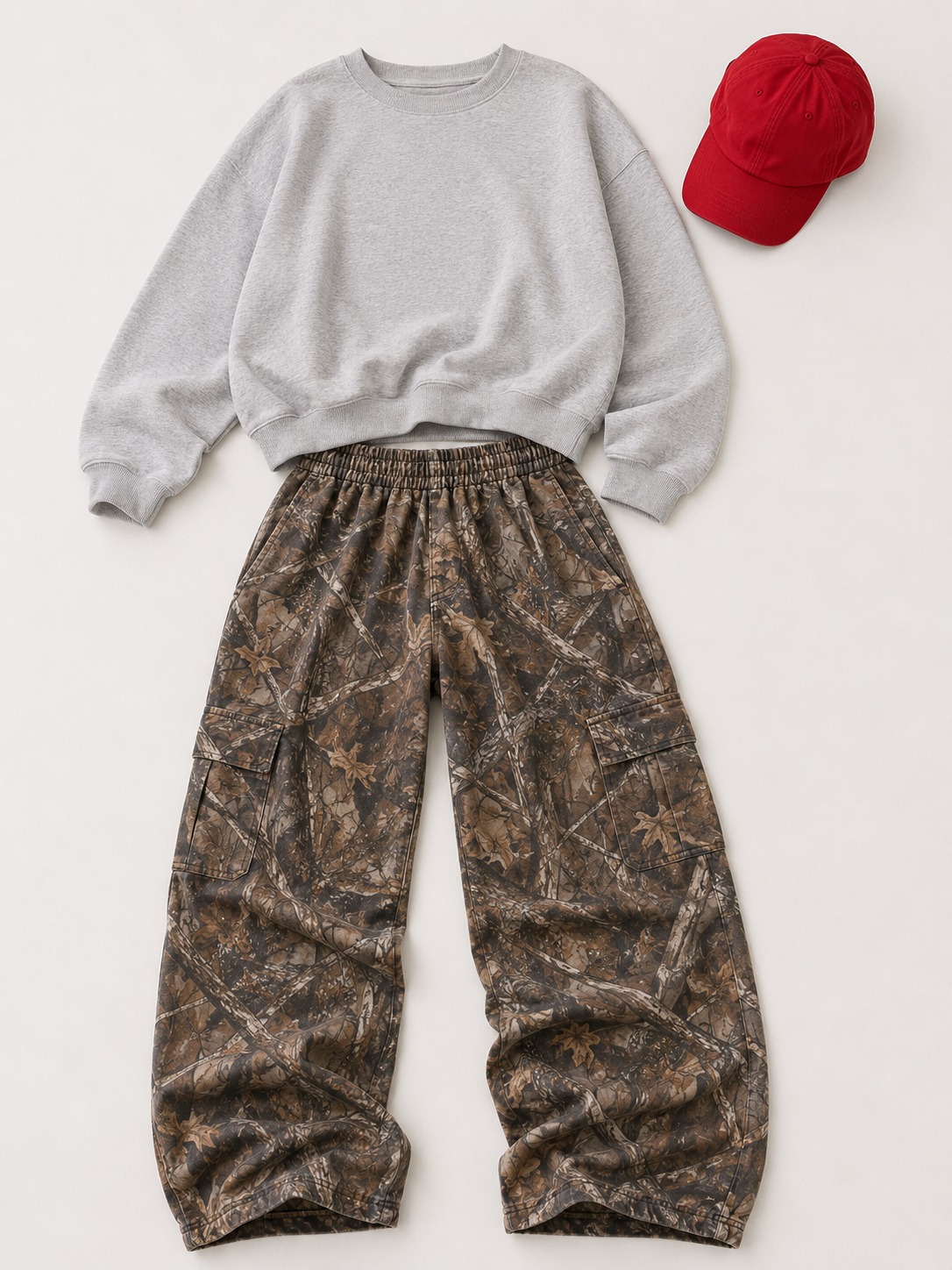 Camo casual outfit