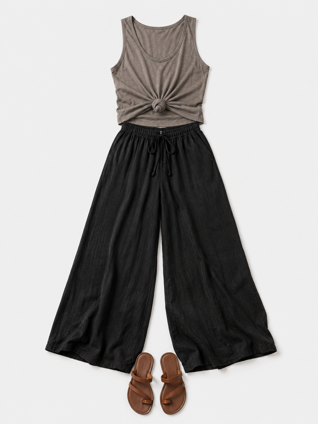 Summer palazzo outfit
