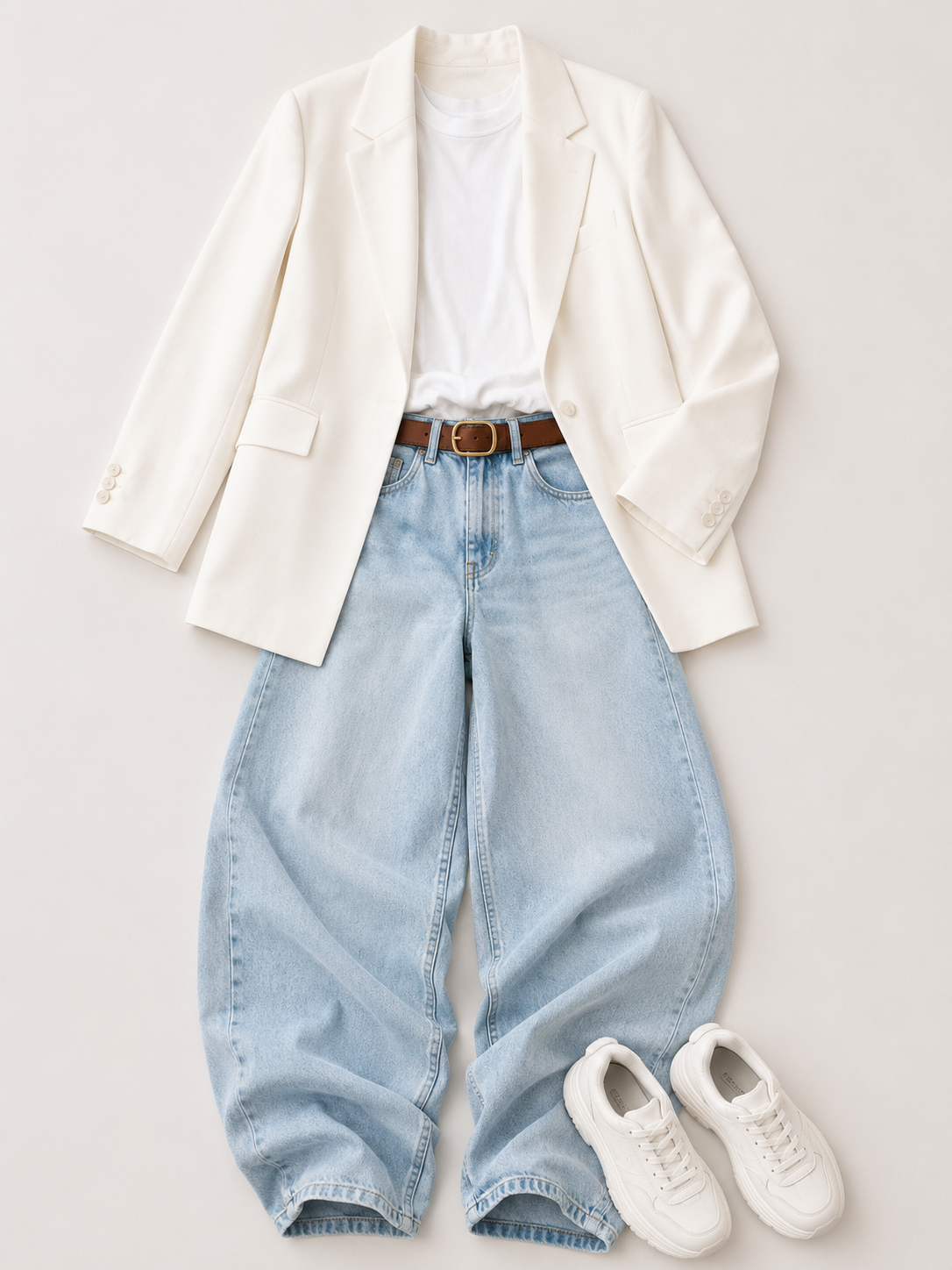 White blazer outfit